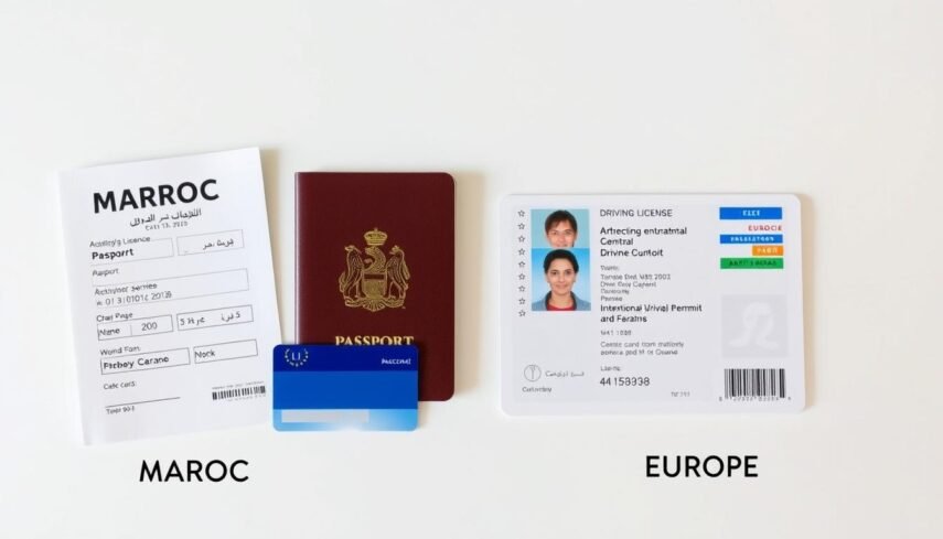 Documents necessaires pour louer une voiture au Maroc et en Europe