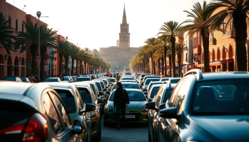 Marrakech ou se garer facilement avec une voiture de location