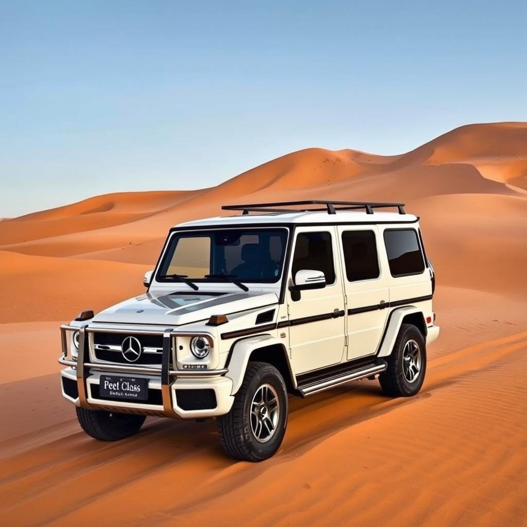 Mercedes Classe G, véhicule de luxe apprécié pour le désert marocain Mercedes Classe G, véhicule de luxe apprécié pour le désert marocain