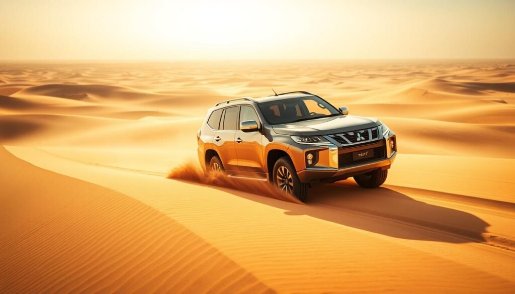 Mitsubishi Pajero désert marocain