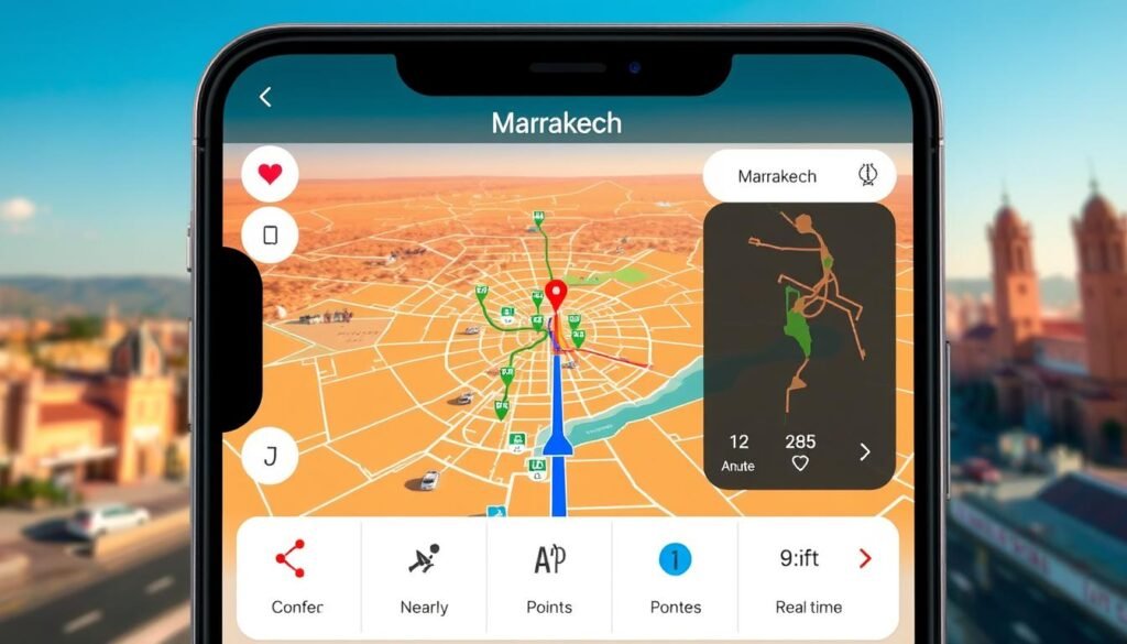 applications GPS Marrakech
