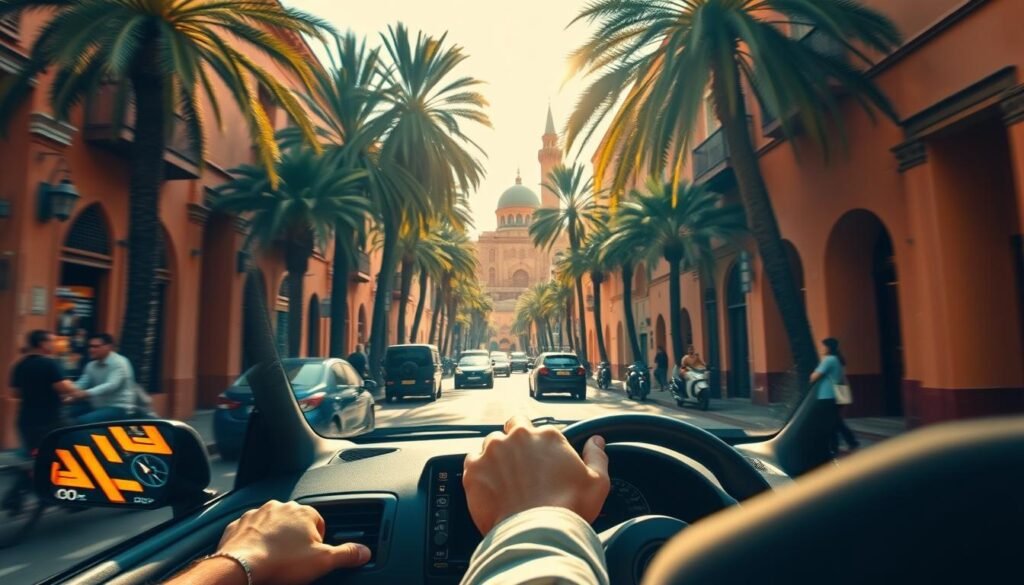 conduire à Marrakech