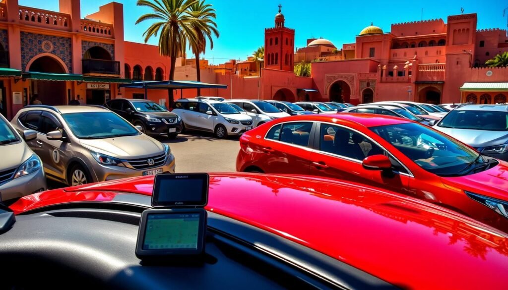 location de voiture avec GPS à Marrakech