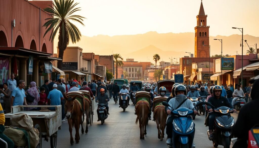 moyens de transport Marrakech