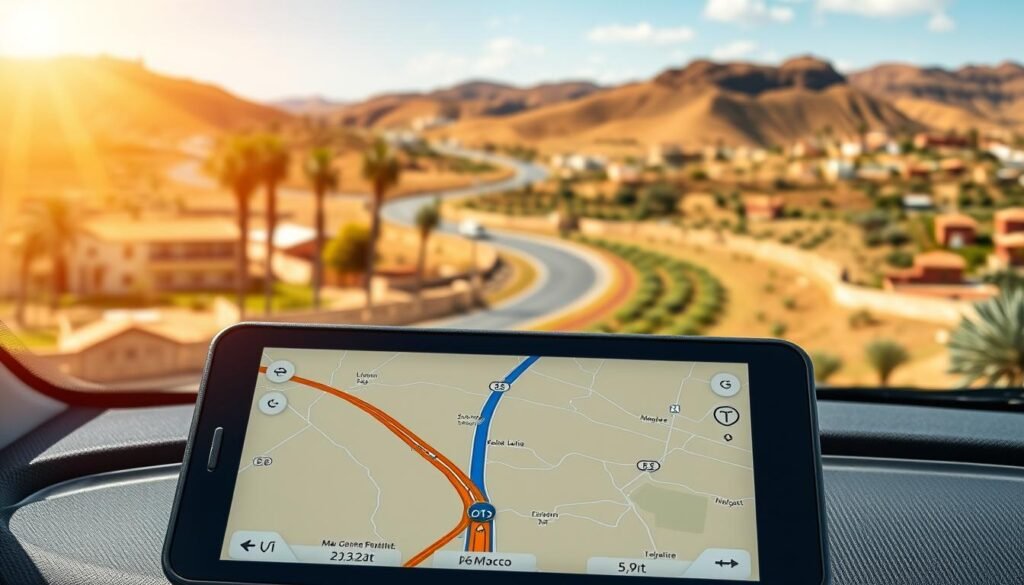 navigation GPS au Maroc