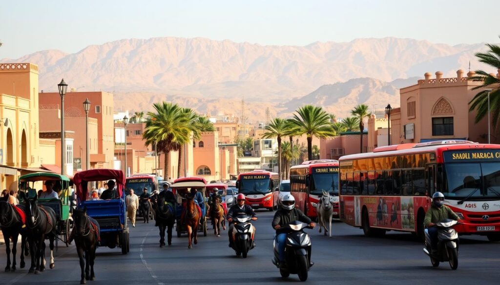 options de transport à Marrakech