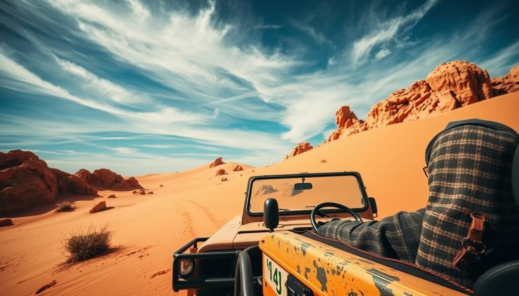 voiture désert marocain